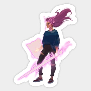 Modern Day Knight Sticker